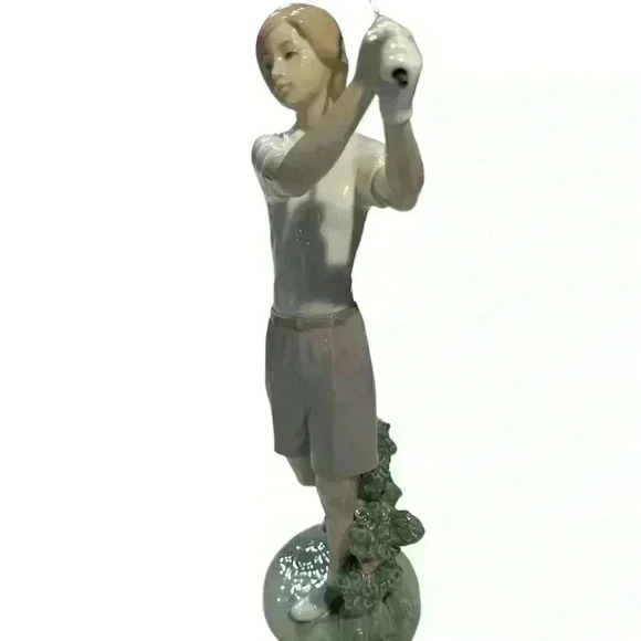 Vintage Lladró A Perfect Drive‎ #6550 Figurine Retired Golf Sculpture in Box - Picture 5 of 16
